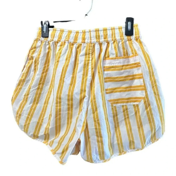 Sundry Women's Stripe Mango Poplin Dolphin Drawstring Palm Shorts Size 1 - Picture 2 of 3